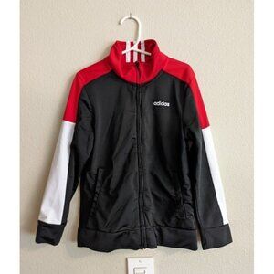 Adidas Red/Black Retro Zip-Up Track Jacket Kid Size 6